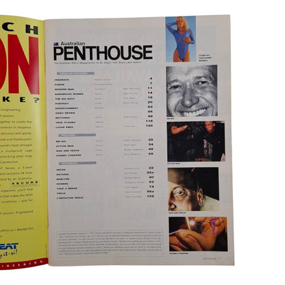 Australian Penthouse Magazine April 1995 Rowena Leigh / Natasha Lister