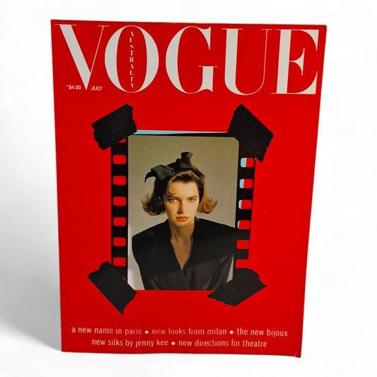 Vogue Australia magazine - July 1986 Lynn Ralph Franco Moschino