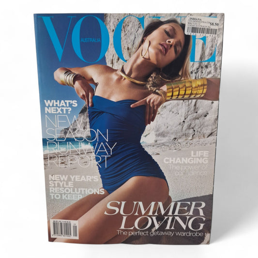 Vogue Australia Magazine January 2012 Karmen Pedaru Cover COMPLETE