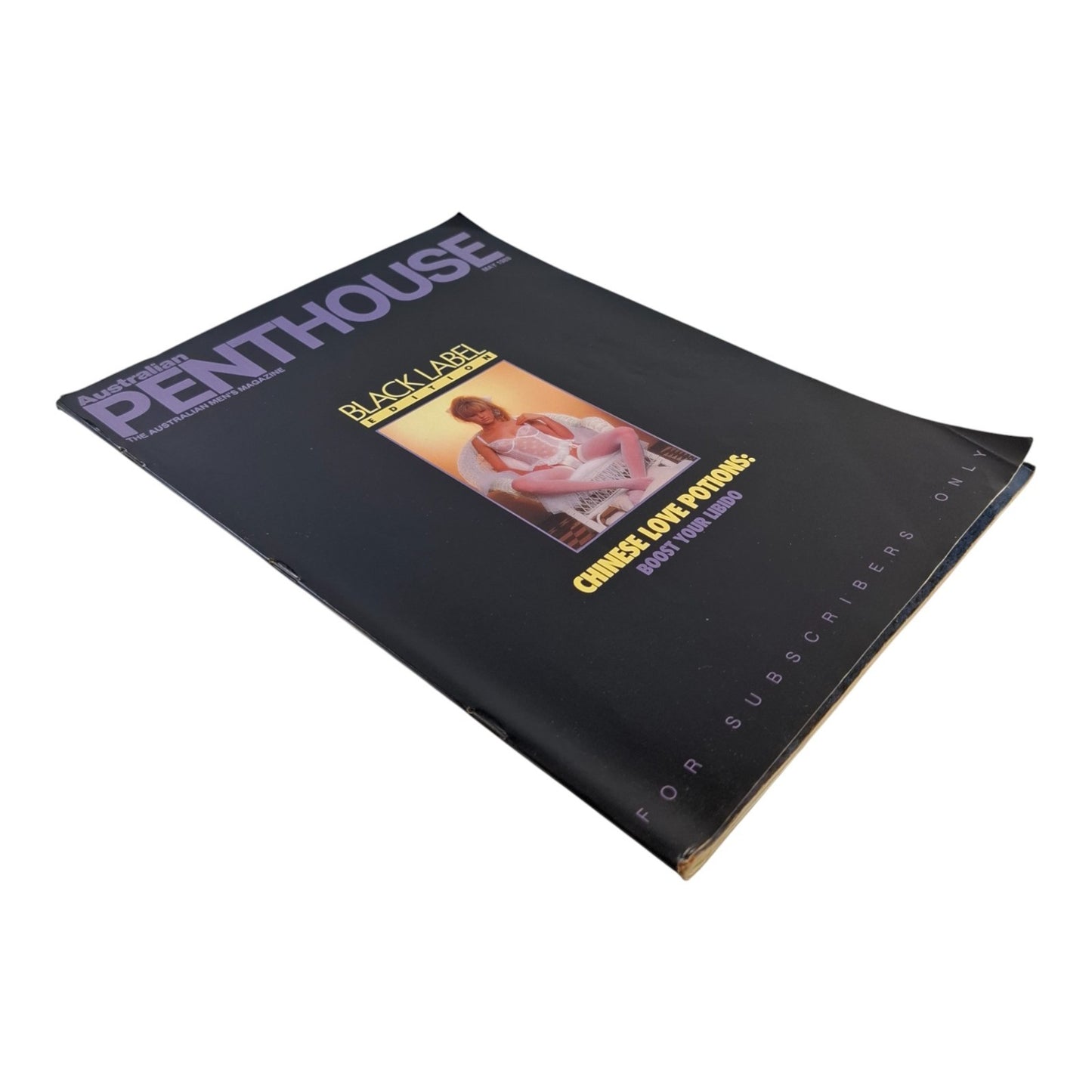 Australian Penthouse Magazine - Black Label May 1989 Angie Burton