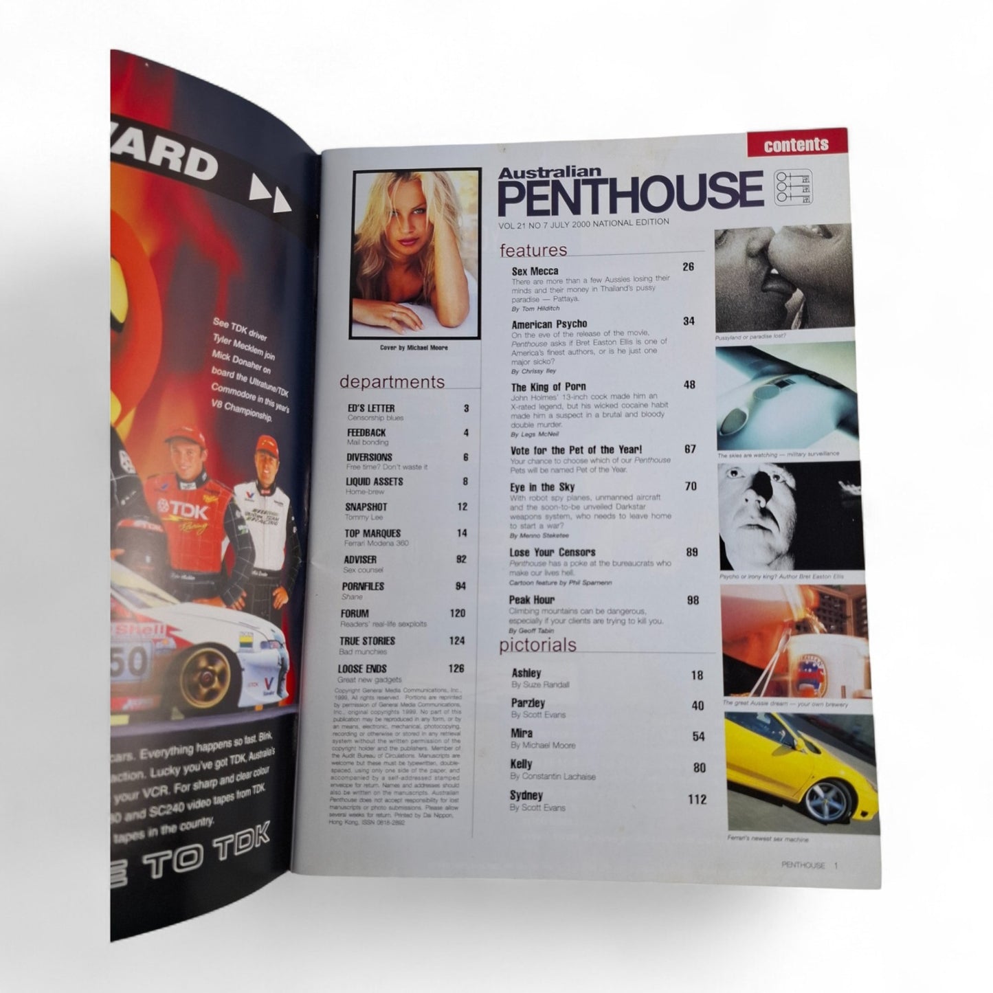Australian Penthouse Magazine July 2000 Complete Mira Kossof