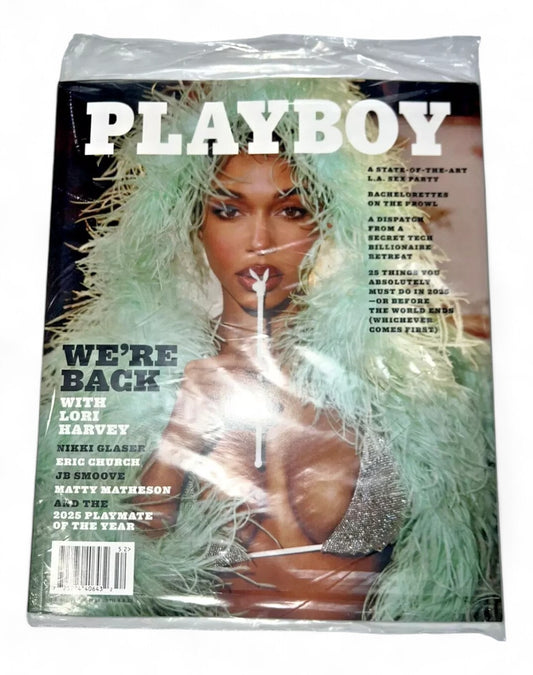 Playboy Magazine U.S April 2025 We're Back Lori Harvey Cover - NEW SEALED