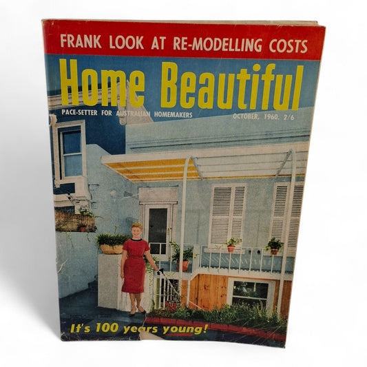 Australian Home Beautiful Magazine - October 1960
