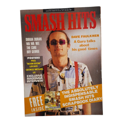 Smash Hits Magazine Australia June 1987 Dave Faulkner / Wa Wa Nee