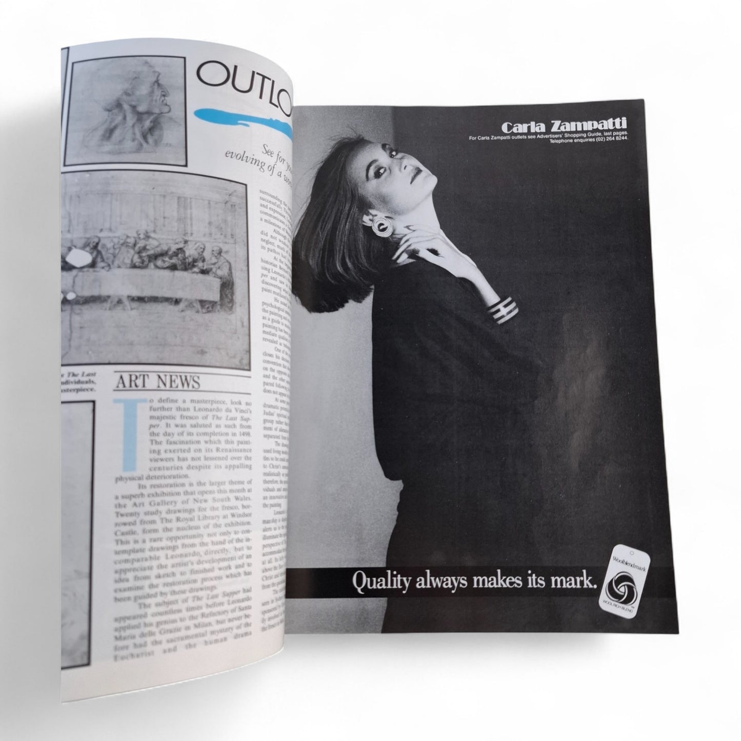 Vogue Australia magazine - March 1984 - with article on Anne Summers