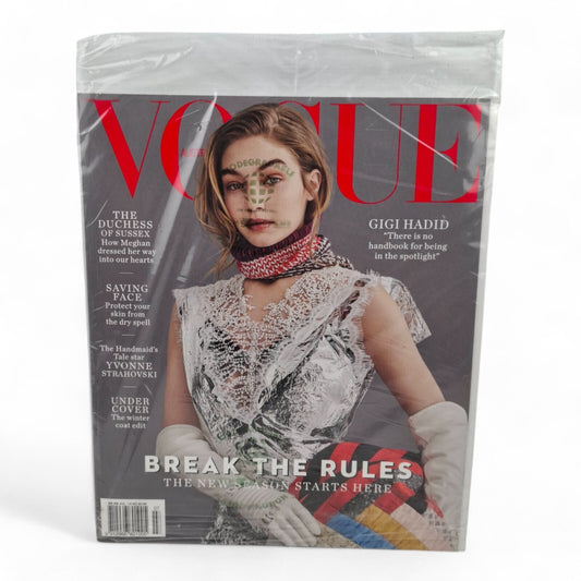 Vogue Australia Magazine - July 2018 Gigi Hadid Cover NEW