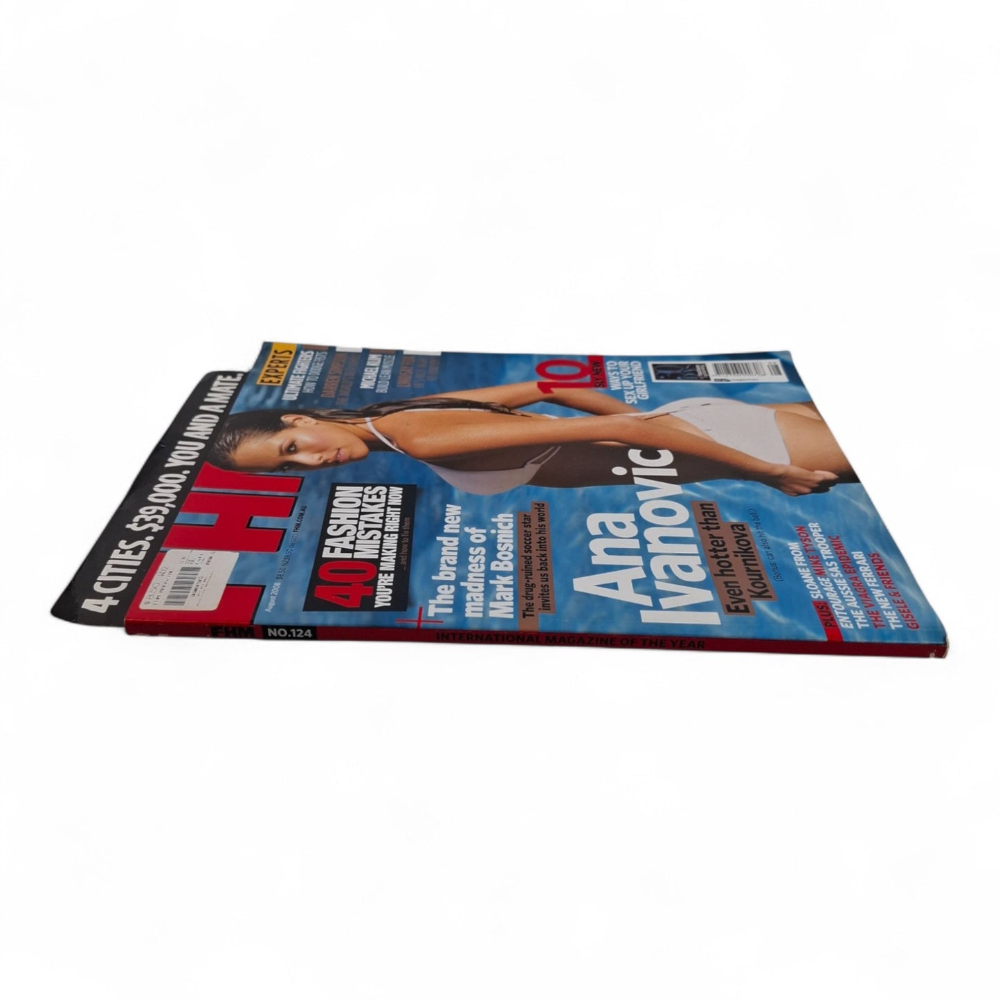 FHM MAGAZINE August 2008 Australian Men's Entertainment Magazine  ANA IVANOVIC