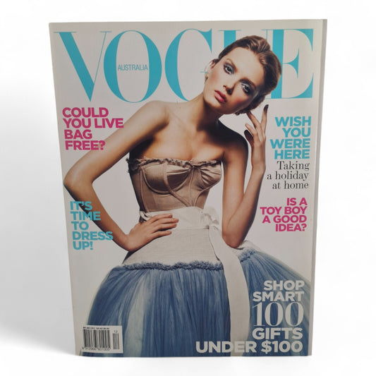 Vogue Australia Magazine December 2008 Lily Donaldson Cover EXCELLENT