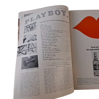 PLAYBOY MAGAZINE October 1961  Jean Cannon