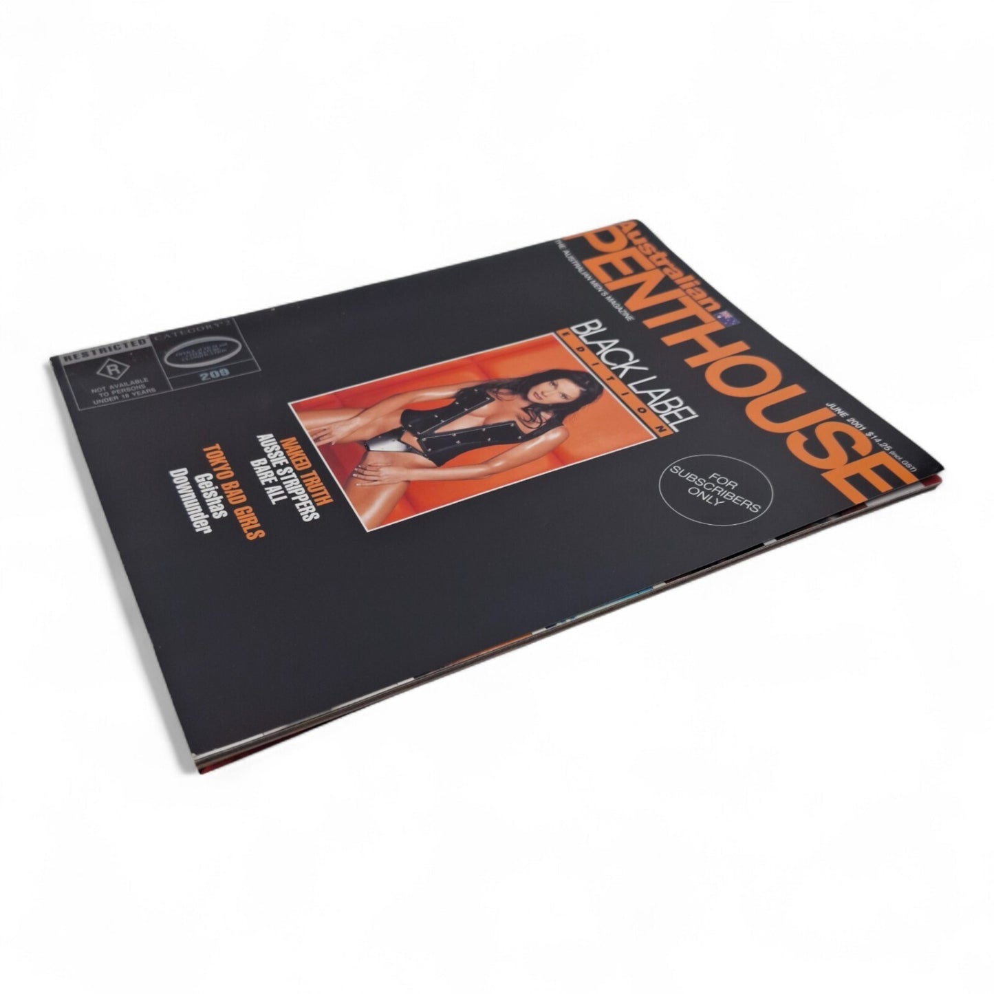 AUSTRALIAN PENTHOUSE Men's Magazine Black Label June 2001