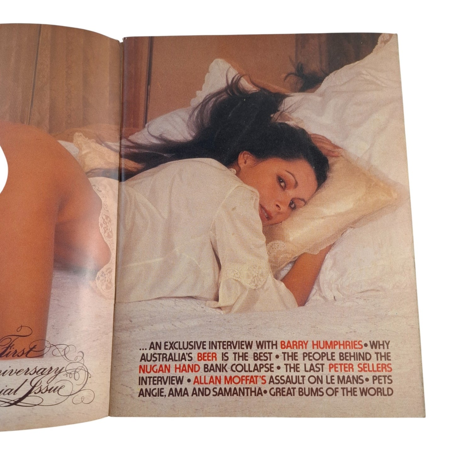 AUSTRALIAN PENTHOUSE October 1980 Vol. 2 No. 1 Men's Magazine Ama Blanchette