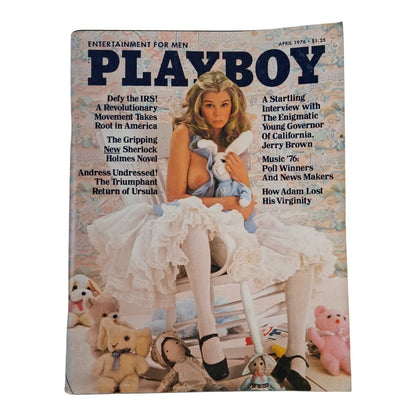 PLAYBOY MAGAZINE April 1976 Kristine De Bell / Denise Michele Complete