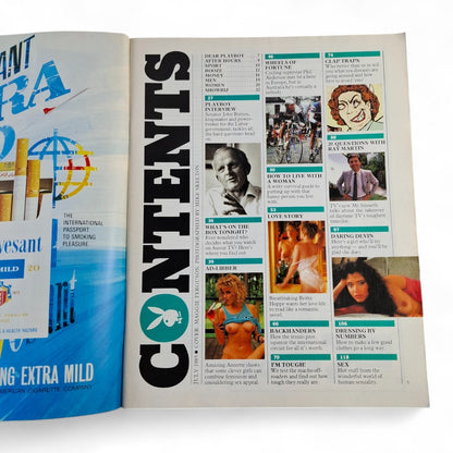 Australian Playboy Magazine July 1985 Maggie Ferguson Britta Hope