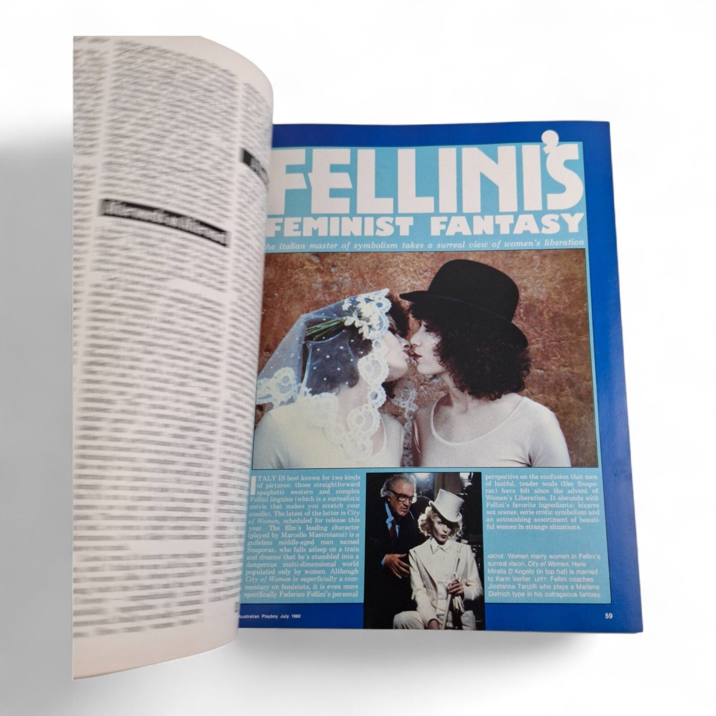 AUSTRALIAN PLAYBOY Magazine July 1980 Gabriella Monti Kim Wran Complete