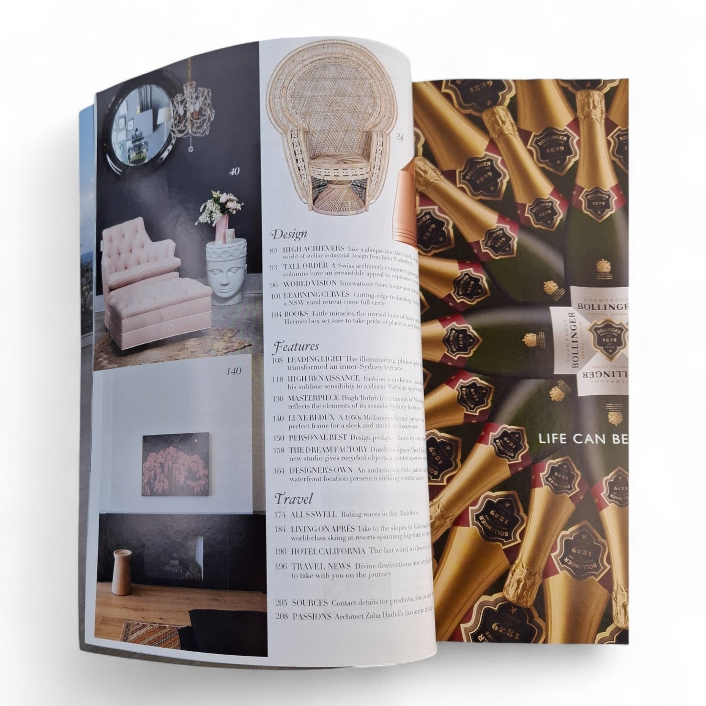 Vogue Living Australia Magazine January / February 2012 Kenzo Takada Zaha Hadid