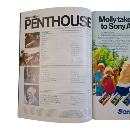 AUSTRALIAN PENTHOUSE Magazine July 1986 Karen Lyle / Susan