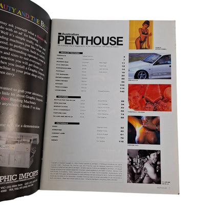 AUSTRALIAN PENTHOUSE November 1995 Vol. 16 No. 11 Men's Magazine Chrissy Lane