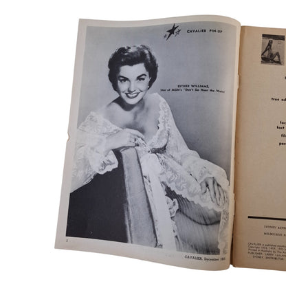 Cavalier Magazine Australia December 1955 Ester Williams / Jane Powell