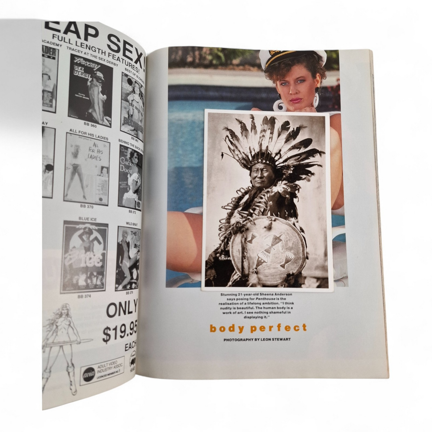 AUSTRALIAN PENTHOUSE Men's Magazine Black Label January 1990 Danielle Richards