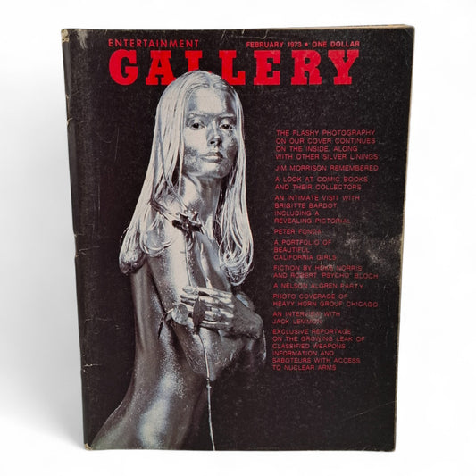 GALLERY MAGAZINE. Vol. 01, No. 04, February 1973. Jack Lemon Playboy Mayfair