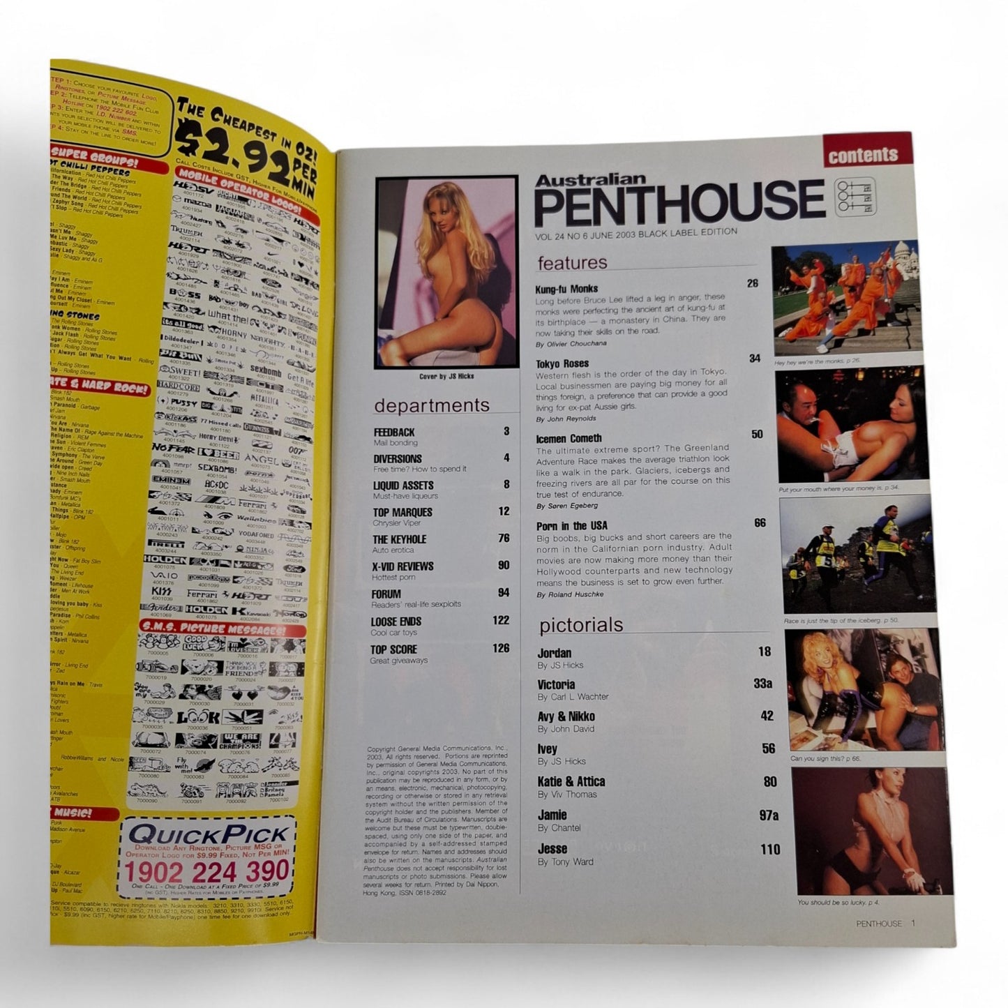 Australian Penthouse Magazine - Black Label June 2003 Ivey