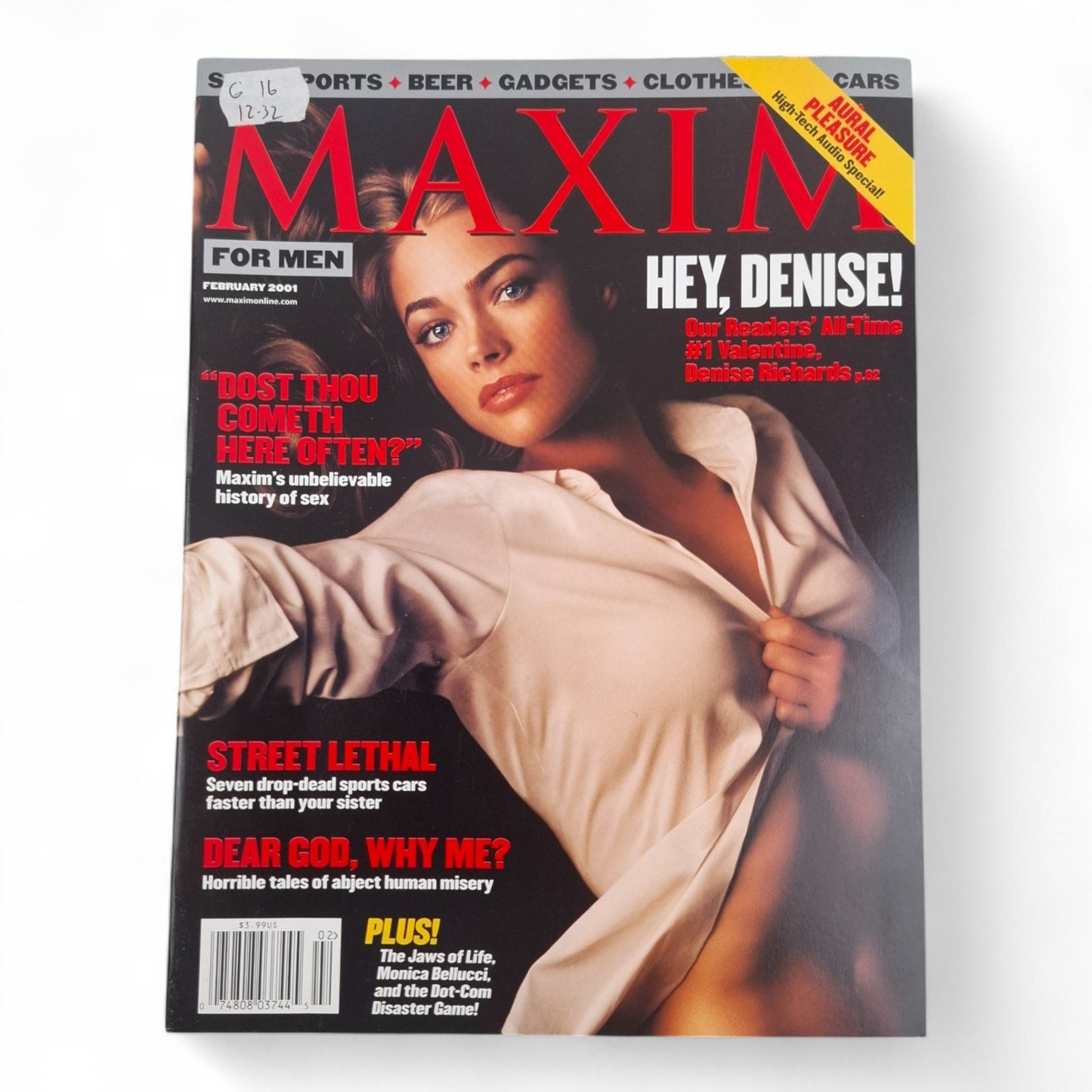 MAXIM Magazine U.S February 2001 Denise Richards