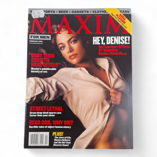 MAXIM Magazine U.S February 2001 Denise Richards