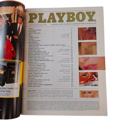 PLAYBOY MAGAZINE December 1984  Suzanne Somers / Karen Velez