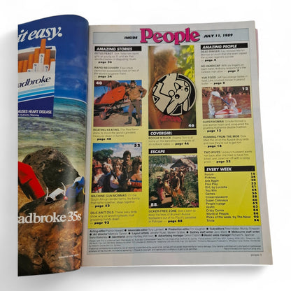 People Magazine Australia With Pix July 11th 1989