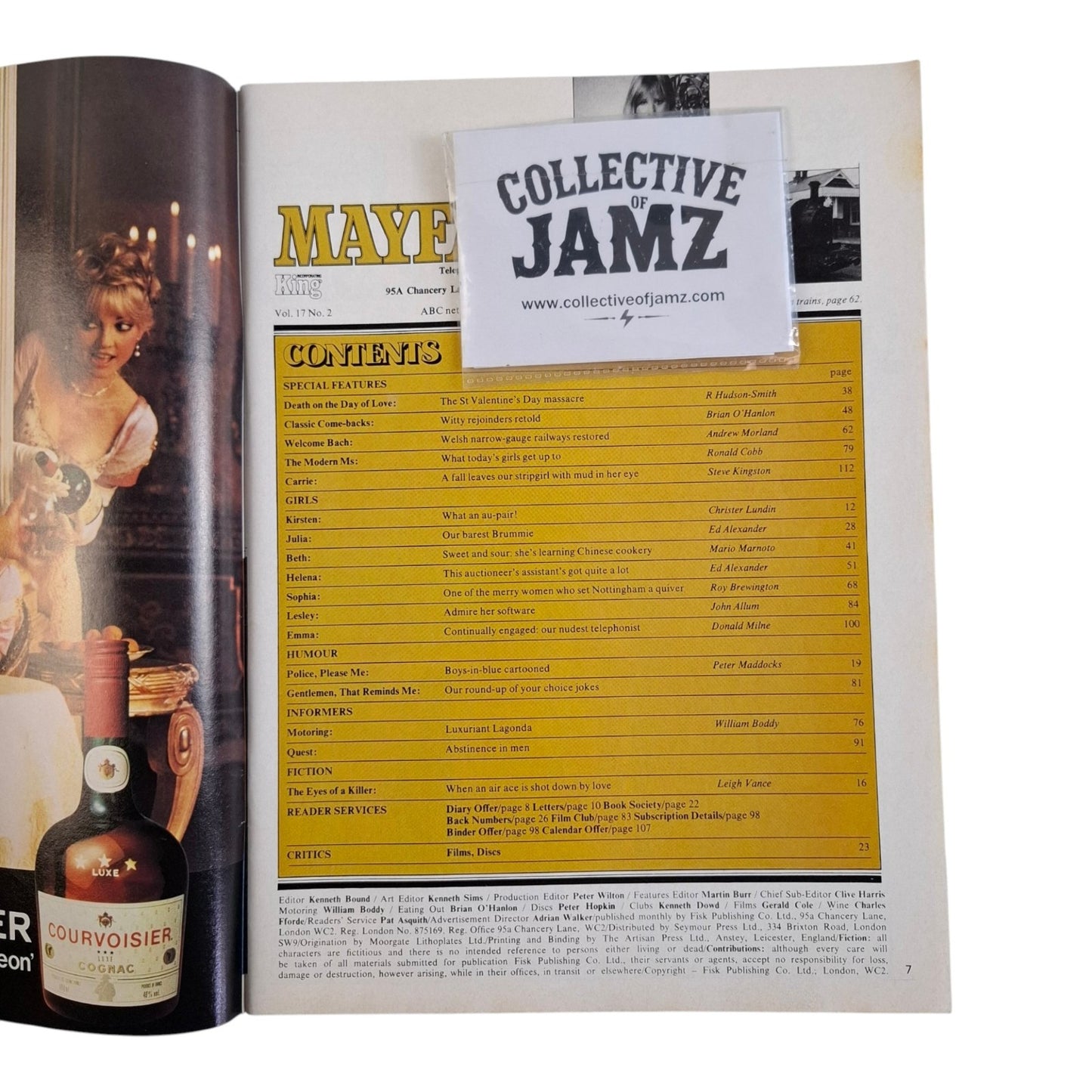 Mayfair Magazine Vol. 17 No. 2 1982 Helena Fairchild / Beth Johnson