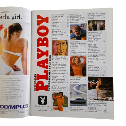 Australian Playboy Magazine September 1982 Sandi Shepherd