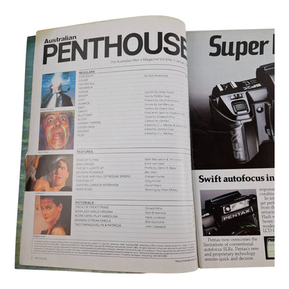 Australian Penthouse Magazine - Black Label September 1988 Virgina Fox