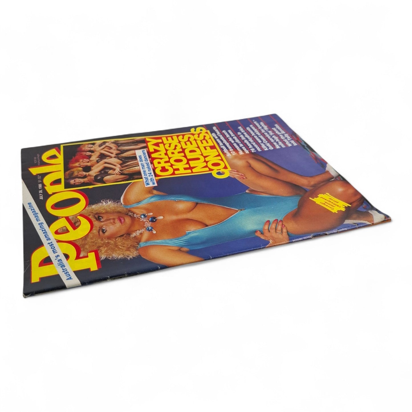 People Magazine With PIX Australia July 28th 1986 Janine Jones