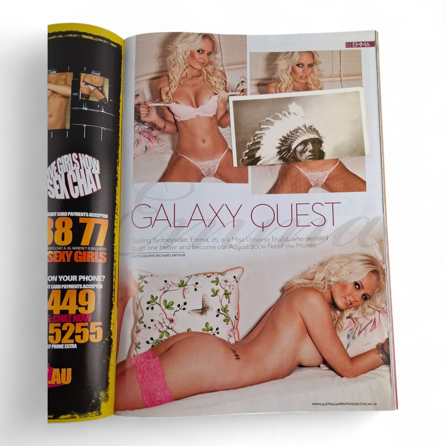 Australian Penthouse Magazine - Black Label August 2009 Emma Gibbs Kayden Kross