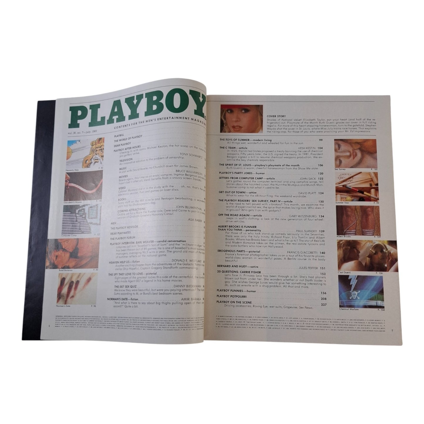 Playboy Magazine July 1983 Ruth Guerri
