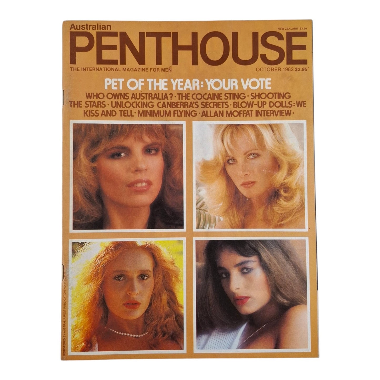 AUSTRALIAN PENTHOUSE October 1982 Bernadette Bryant / Pet of the Year Finals