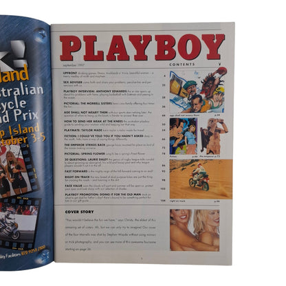 Australian Playboy Magazine October 1997 Morell Sisters / Karin Taylor