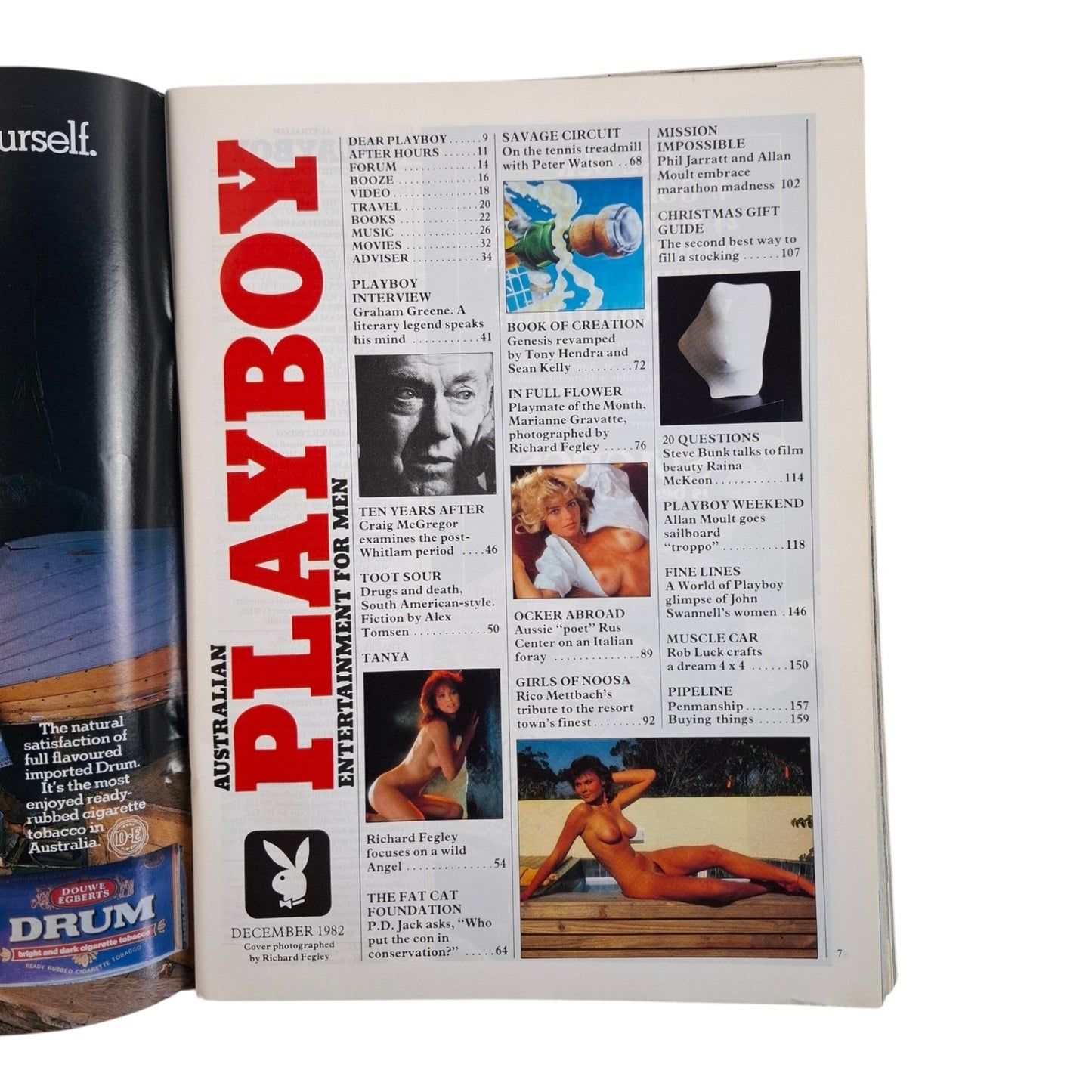 Australian Playboy Magazine December 1982 Tanya Roberts / Marianne Gravatte