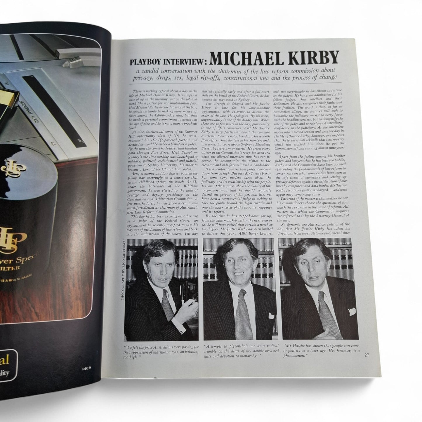 Australian Playboy Magazine January 1984 Veronica Gamba