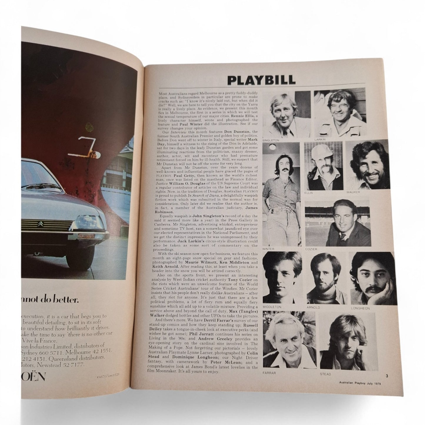 Australian Playboy Magazine July 1979 Lynette Larner COMPLETE