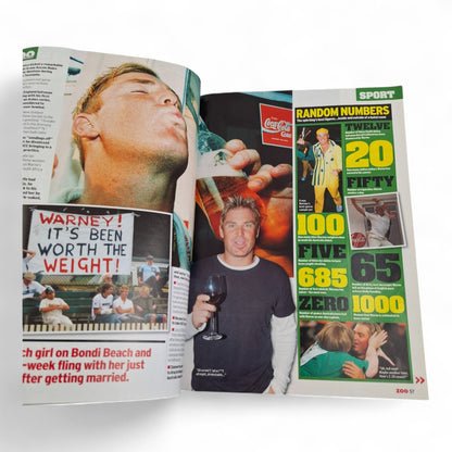 Zoo Weekly Magazine Australia August 21st 2006 Erin McNaught Shane Warne