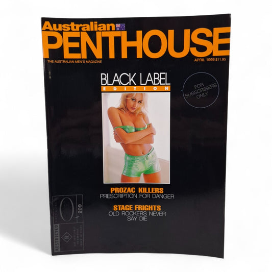 Australian Penthouse Magazine - Black Label April 1999 Complete Playboy