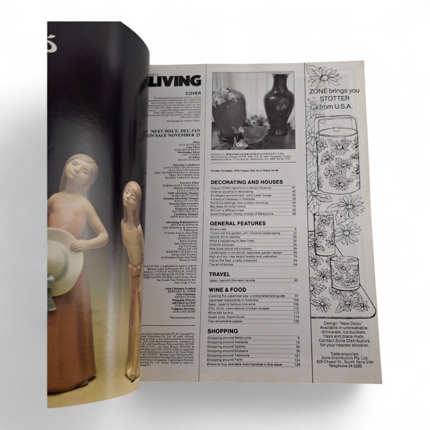 Vintage Vogue Living Australian Magazine - No. 5 1978