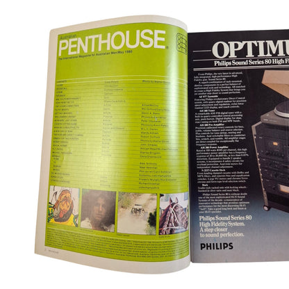 AUSTRALIAN PENTHOUSE Men's Magazine May 1980 Susie Peters / Lindsay Ekert