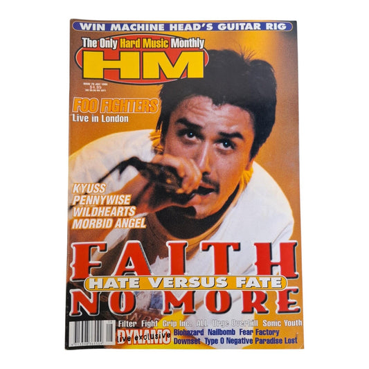 HM Magazine #78 July 1995 The Only Hard Music Monthly July 1995 Faith No