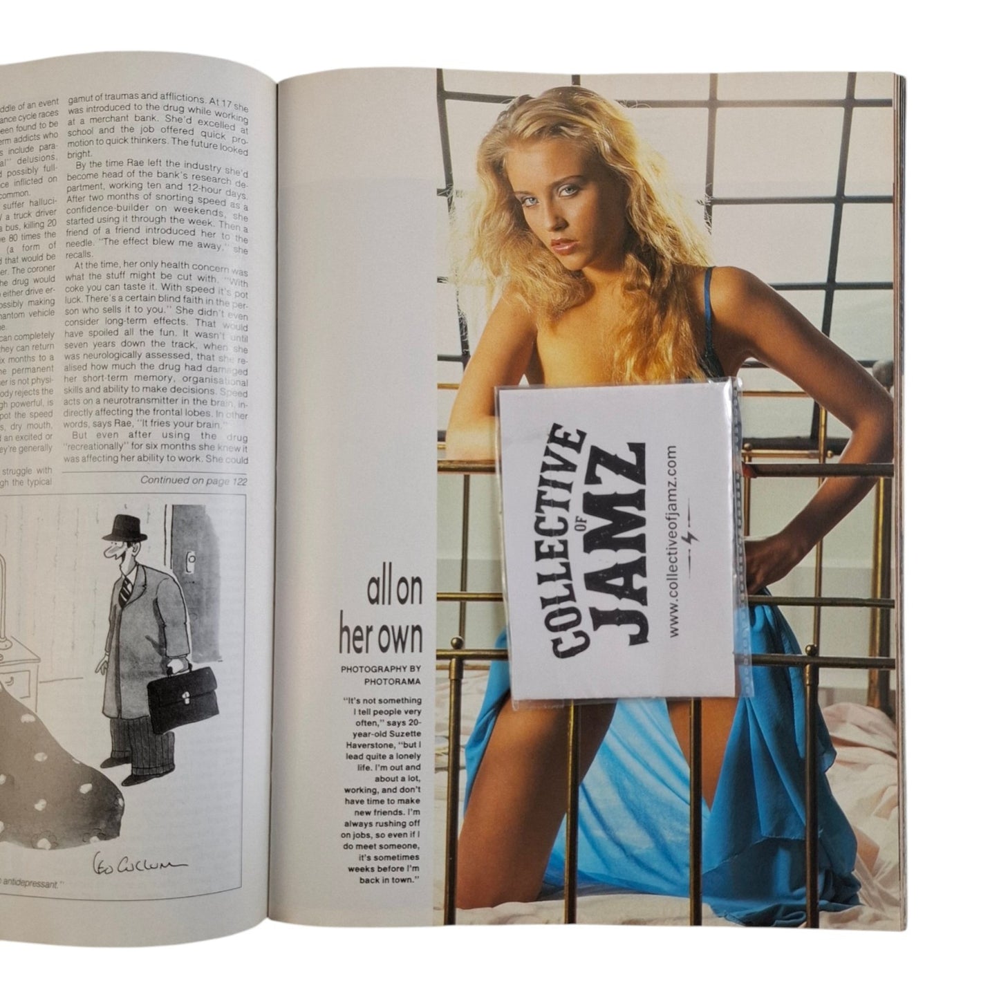 Australian Penthouse Magazine February 1991 Goldie Stevens / Suzette Haverstone