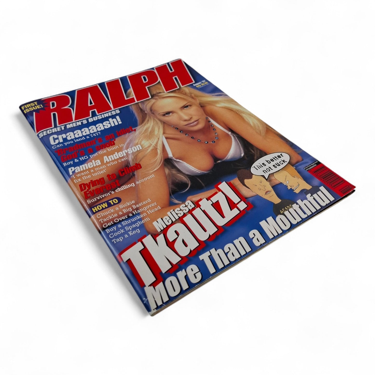 RALPH Magazine First Issue # 1 August 1997 MELISSA TKAUTZ Pamela Anderson