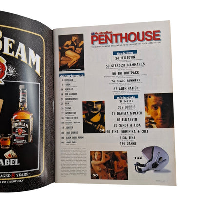 Australian Penthouse Magazine August 1997 Elizabeth Rushton / Debbie Cheryo
