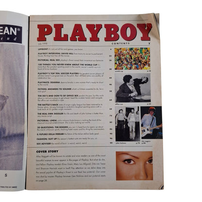 Australian Playboy Magazine August 1998  Alley Baggett / Deanna Brooks