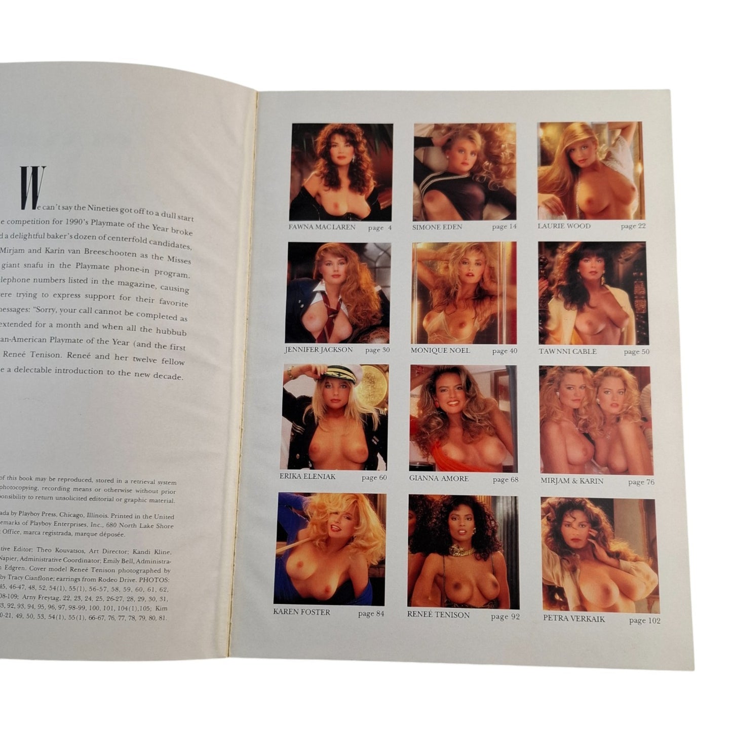 Playboy Playmate Review Sixth Annual Renee Tenison Cover